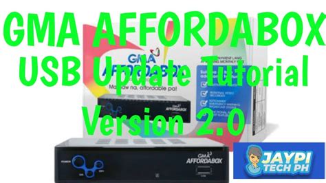 gma affordabox software update|GMA Affordabox USB Update Tutorial Version 2.0 .